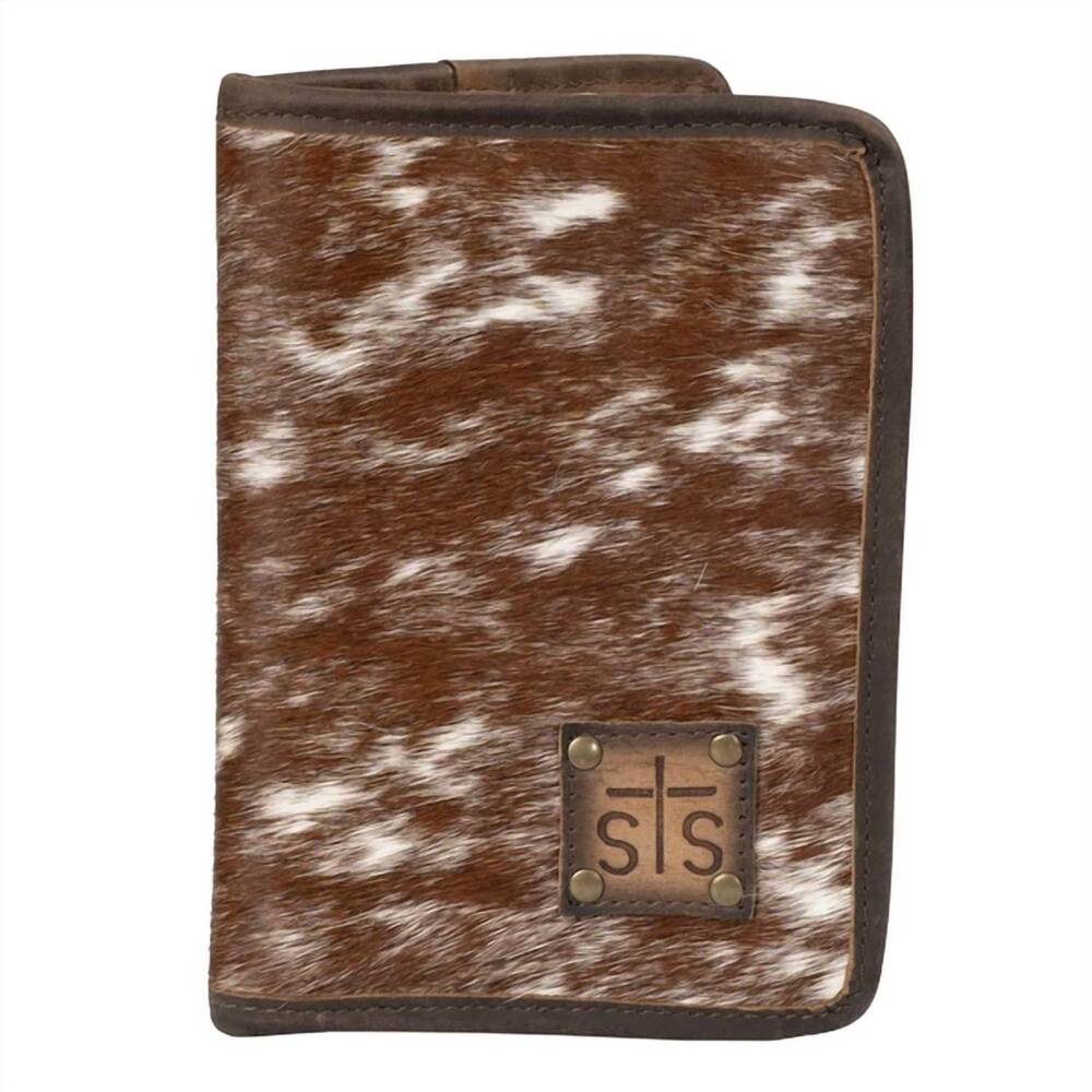 NEW STS RANCHWEAR cowhide magnetic wallet in cowhide